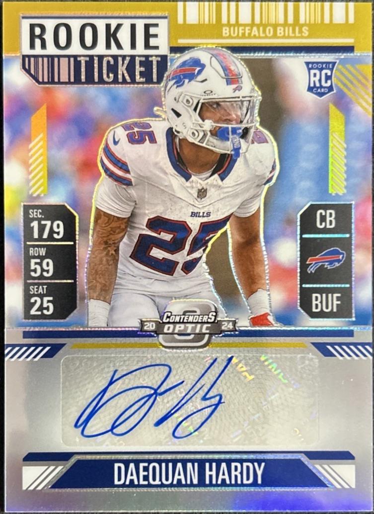 Daequan Hardy [Gold Rookie Ticket Autograph Purple] #189
