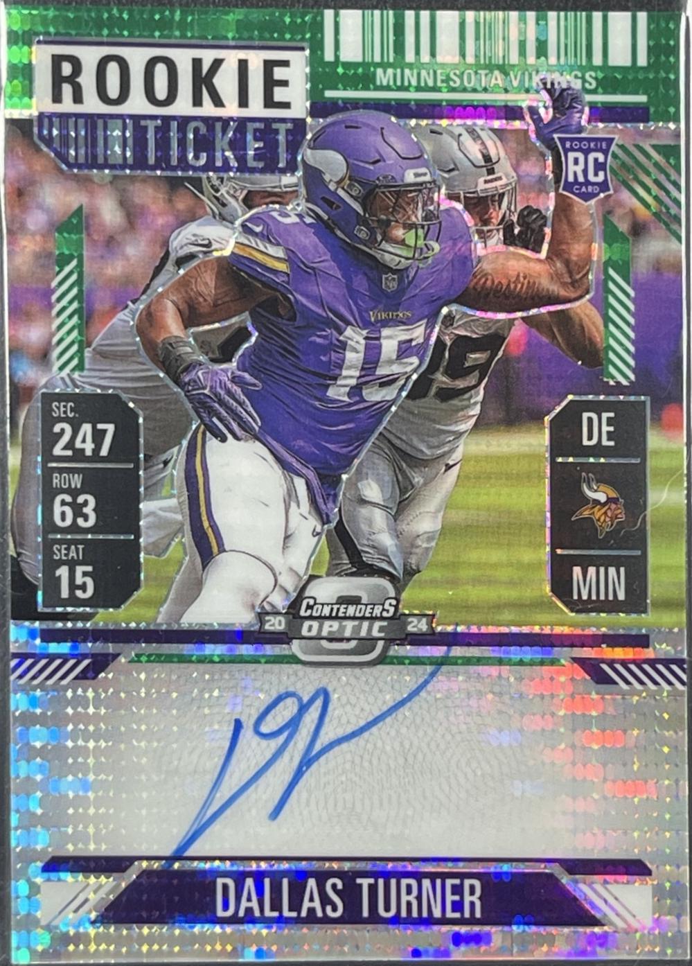 Dallas Turner [Green Pulsar Autograph] #123