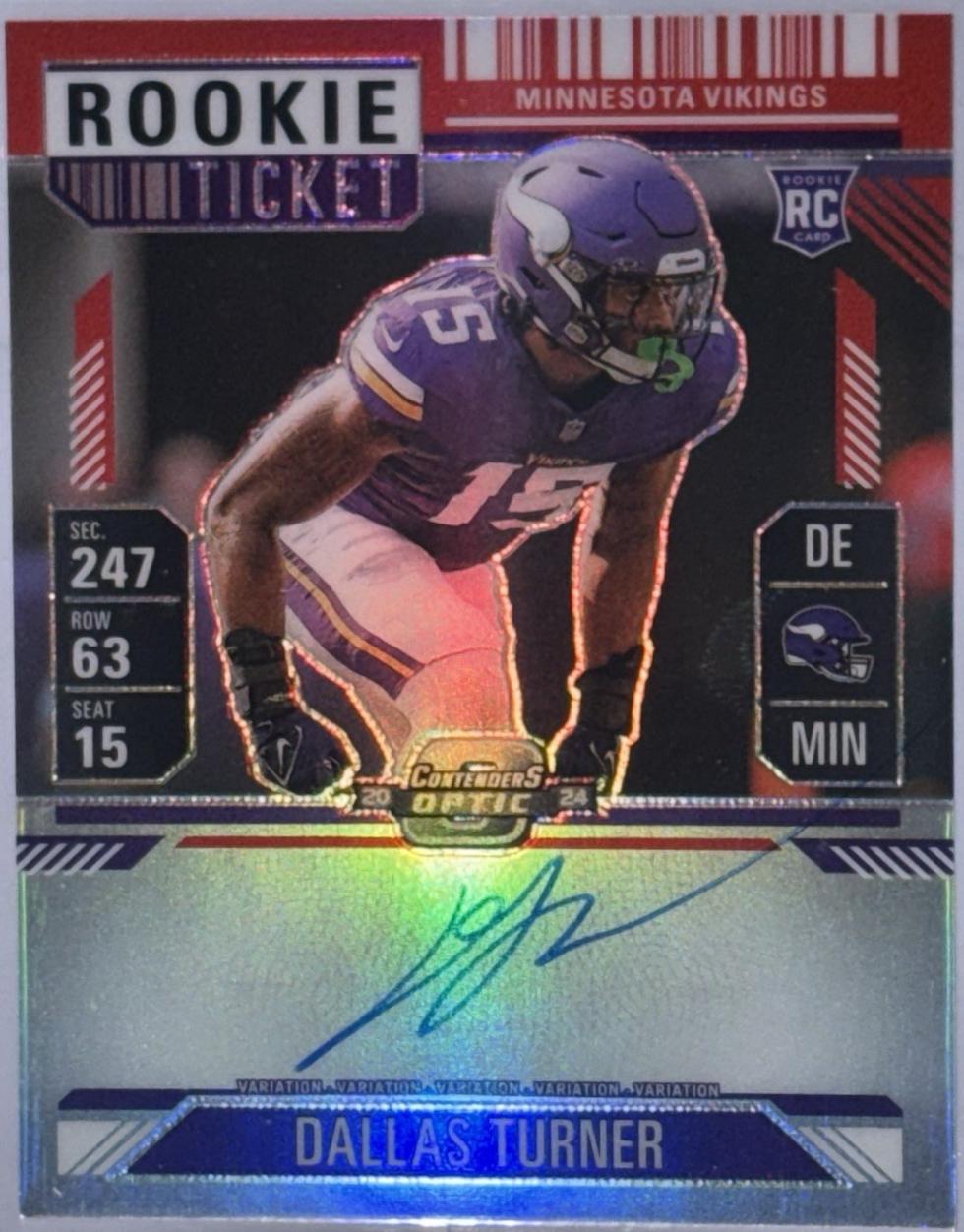 Dallas Turner [Red Autograph] #123