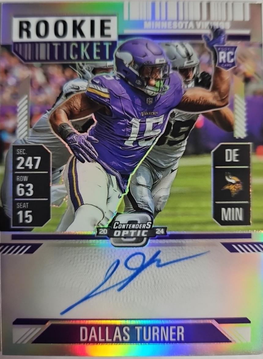 Dallas Turner [Silver Autograph] #123