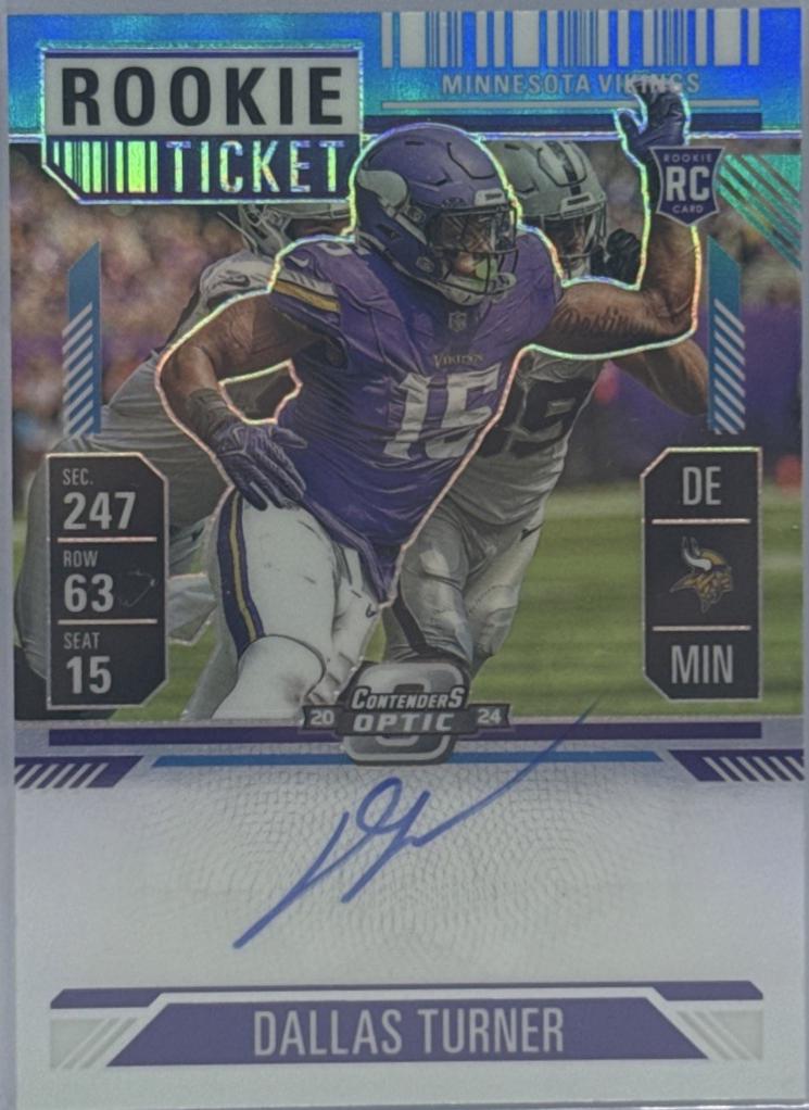 Dallas Turner [Teal Autograph] #123