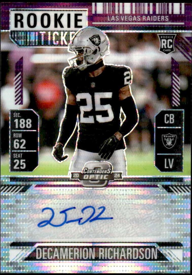 Decamerion Richardson [Rookie Ticket Autograph Purple] #192