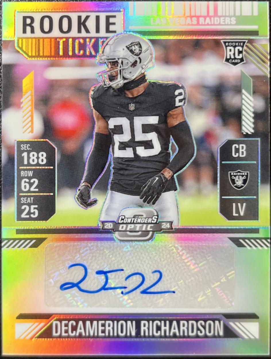 Decamerion Richardson [Rookie Ticket Autograph Silver] #192