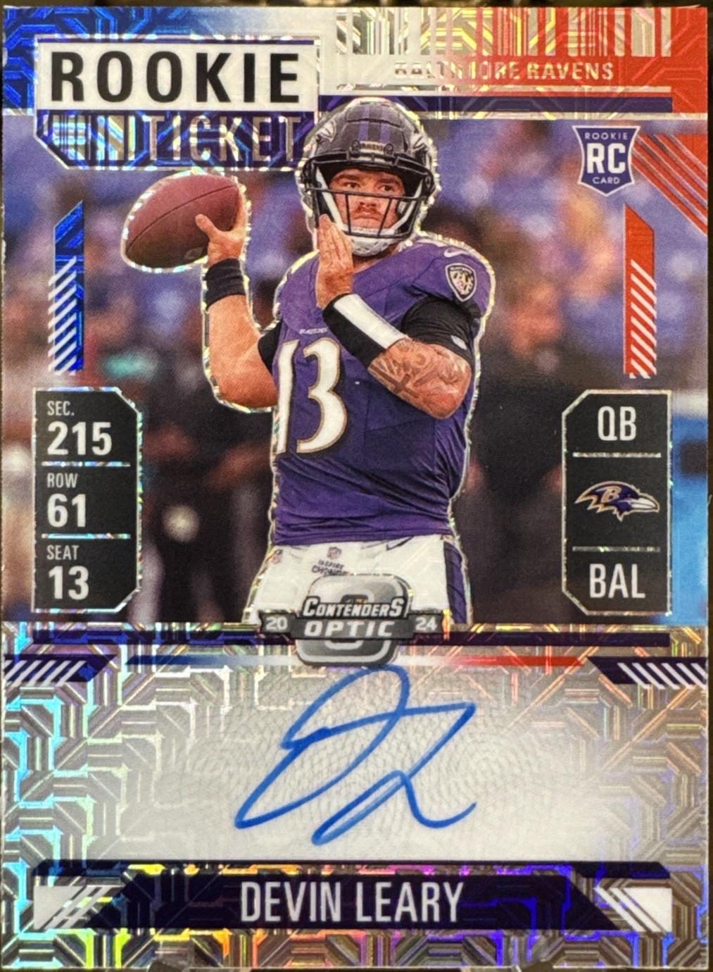 Devin Leary [Red White Blue] #141