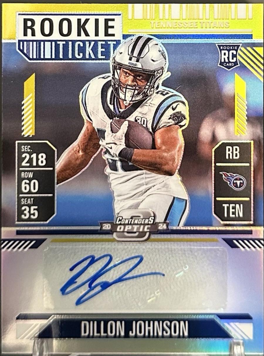 Dillon Johnson [Gold Rookie Ticket Autograph Purple] #151
