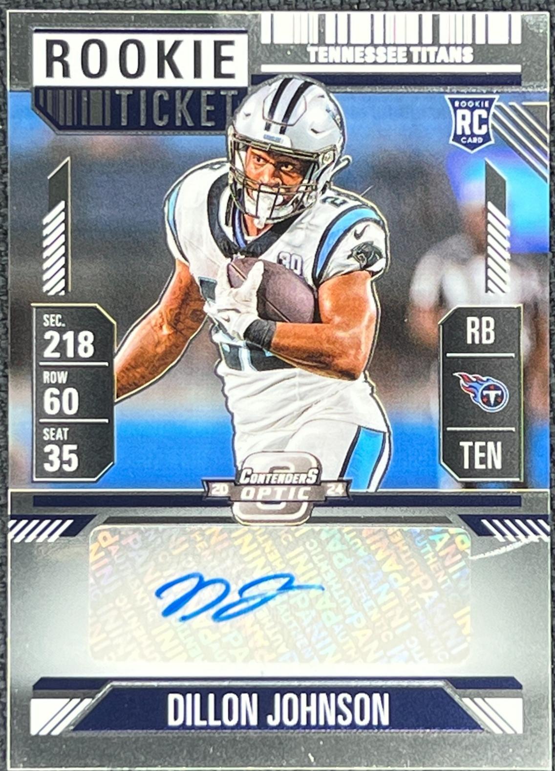 Dillon Johnson [Rookie Ticket Autograph] #151