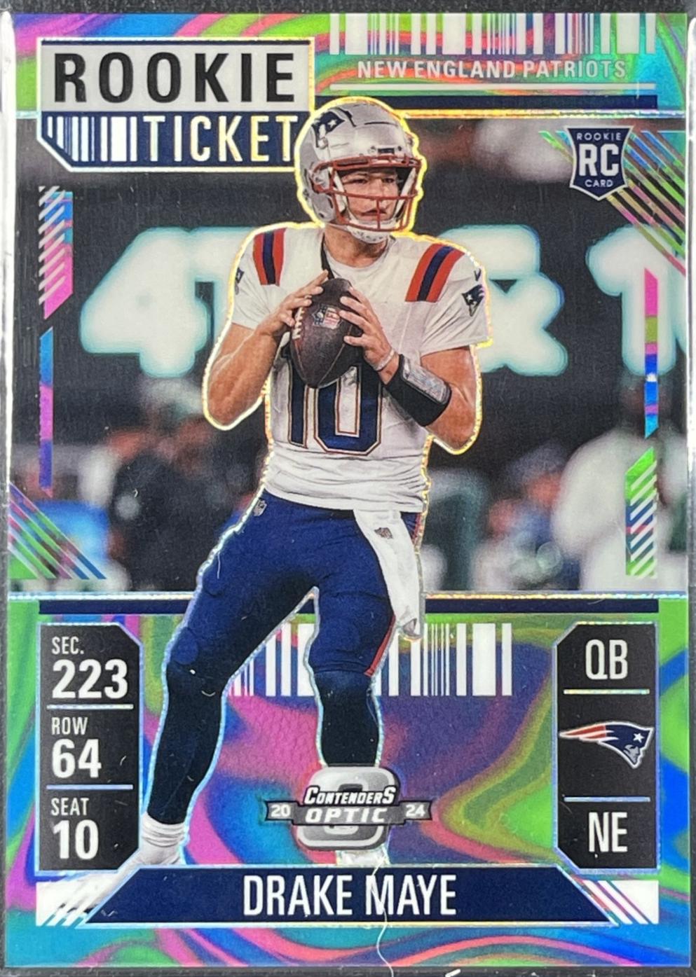 Drake Maye [Neon Marble] #70