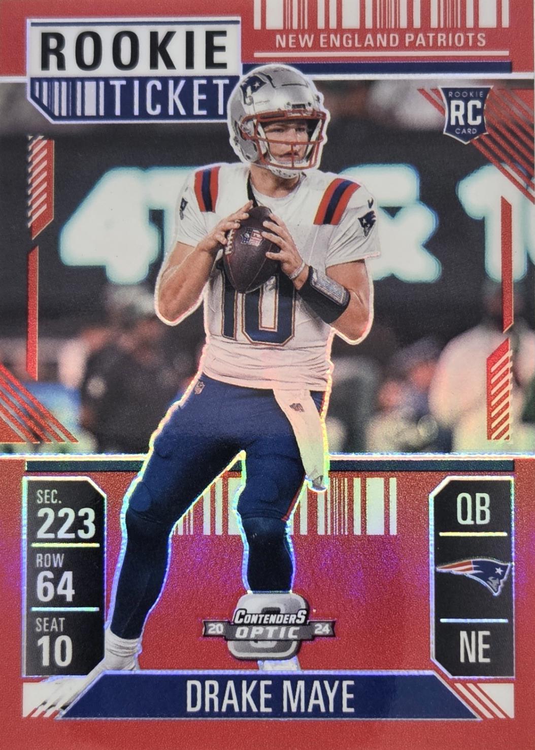 Drake Maye [Red] #70