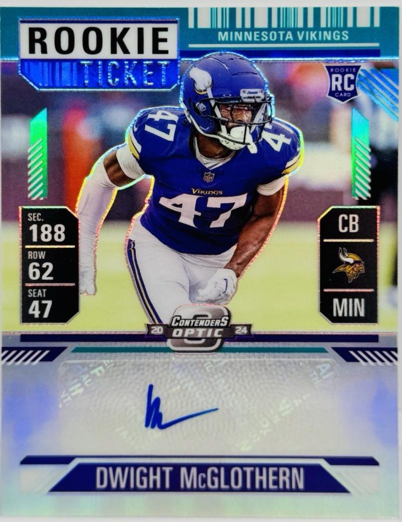 Dwight McGlothern [Teal Rookie Ticket Autograph Silver] #170