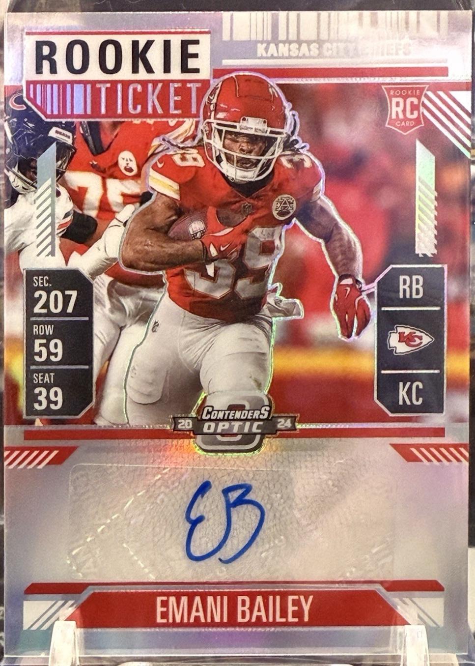 Emani Bailey [Rookie Ticket Autograph Silver] #177
