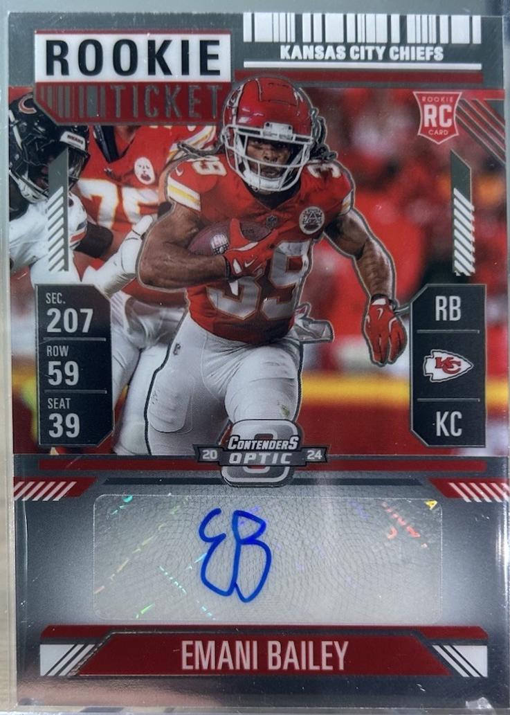 Emani Bailey [Rookie Ticket Autograph] #177