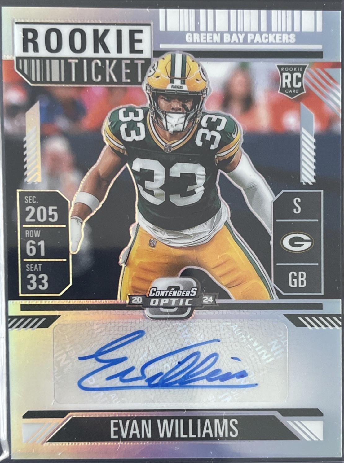 Evan Williams [Rookie Ticket Autograph Silver] #194