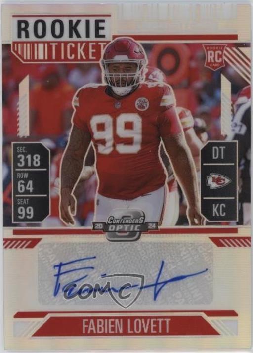 Fabien Lovett [Rookie Ticket Autograph Silver] #195