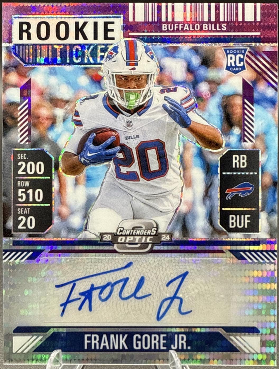 Frank Gore Jr. [Rookie Ticket Autograph Purple] #154