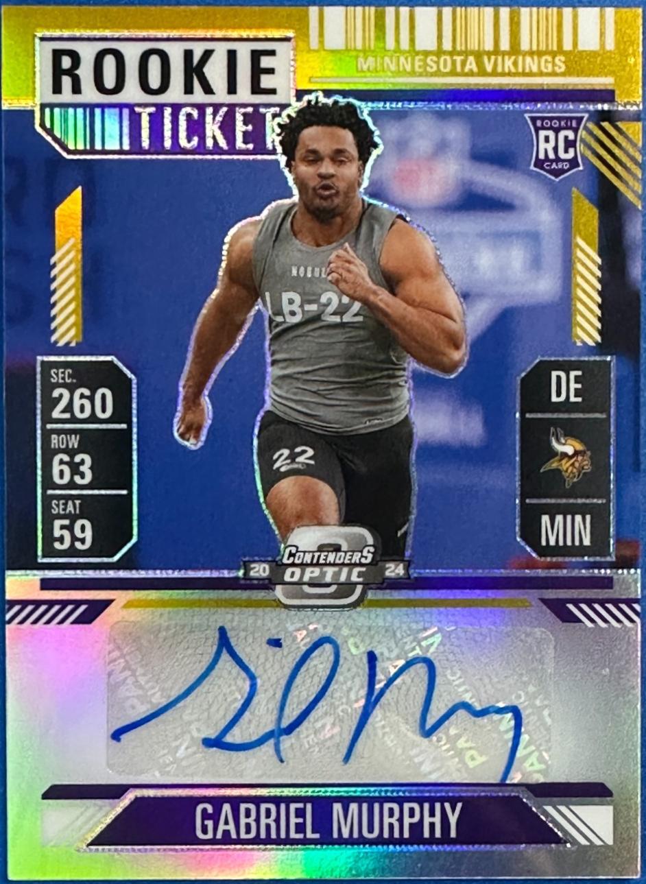 Gabriel Murphy [Gold Rookie Ticket Autograph Purple] #197