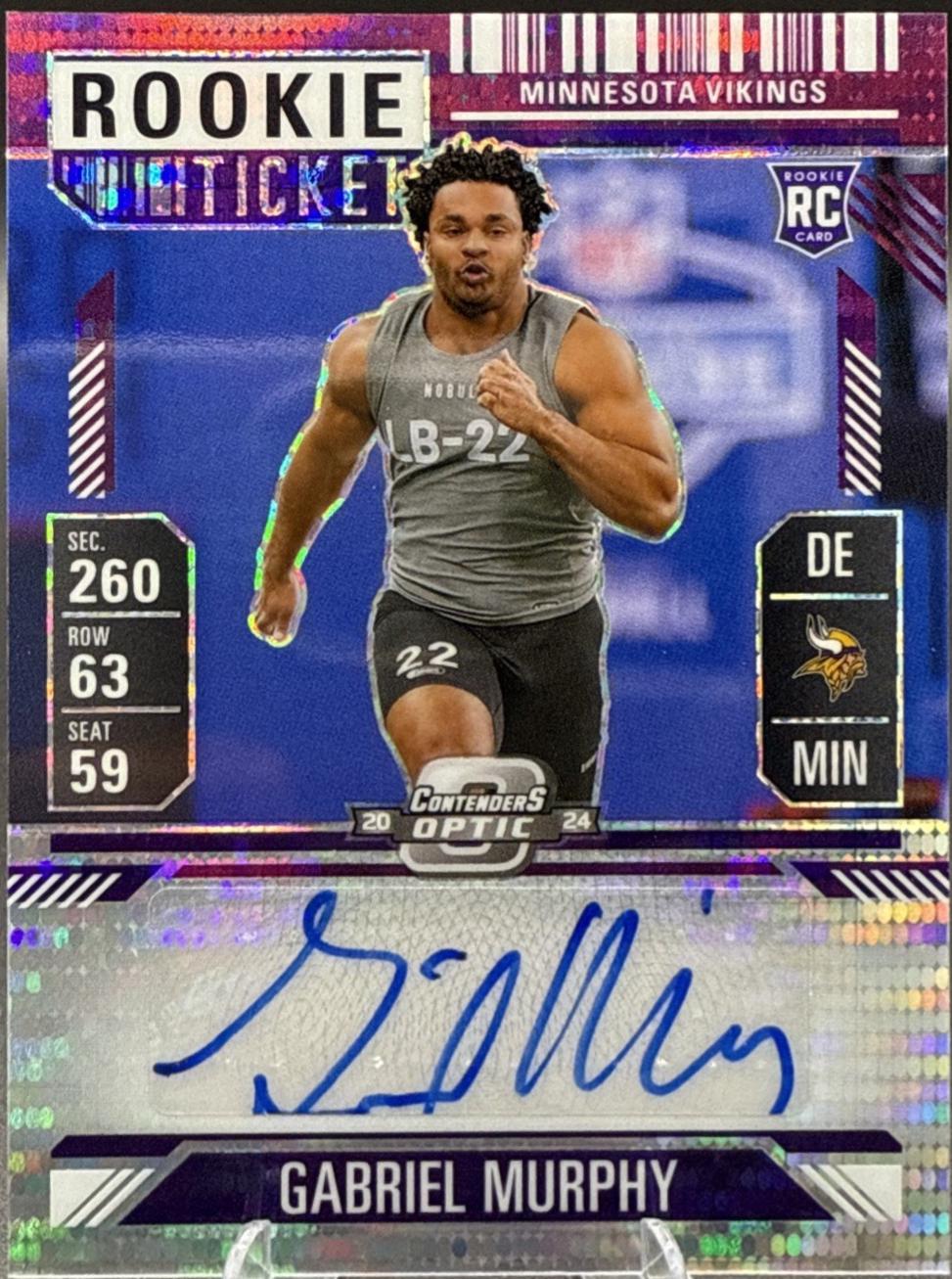 Gabriel Murphy [Rookie Ticket Autograph Purple] #197