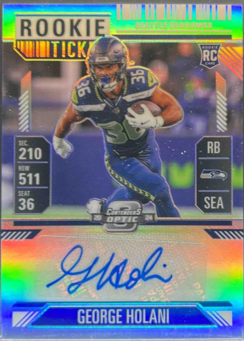 George Holani [Rookie Ticket Autograph Silver] #180