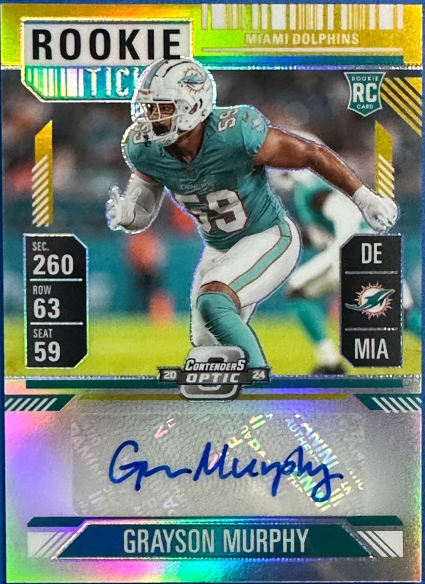 Grayson Murphy [Gold Rookie Ticket Autograph Purple] #198