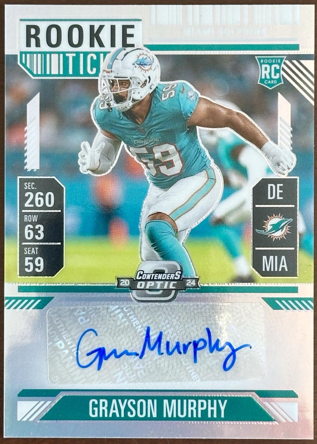 Grayson Murphy [Rookie Ticket Autograph Silver] #198