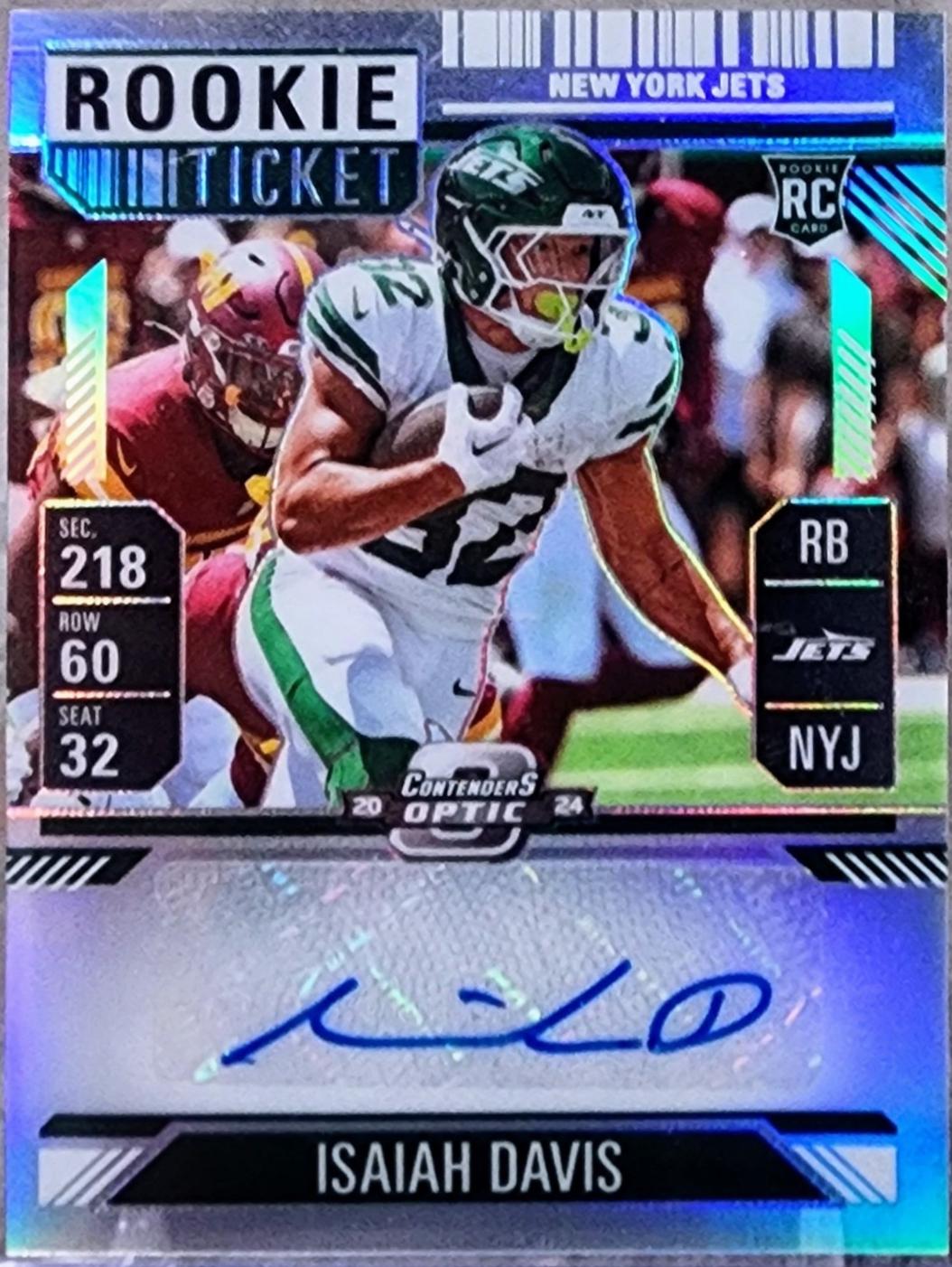 Isaiah Davis [Rookie Ticket Autograph Silver] #163