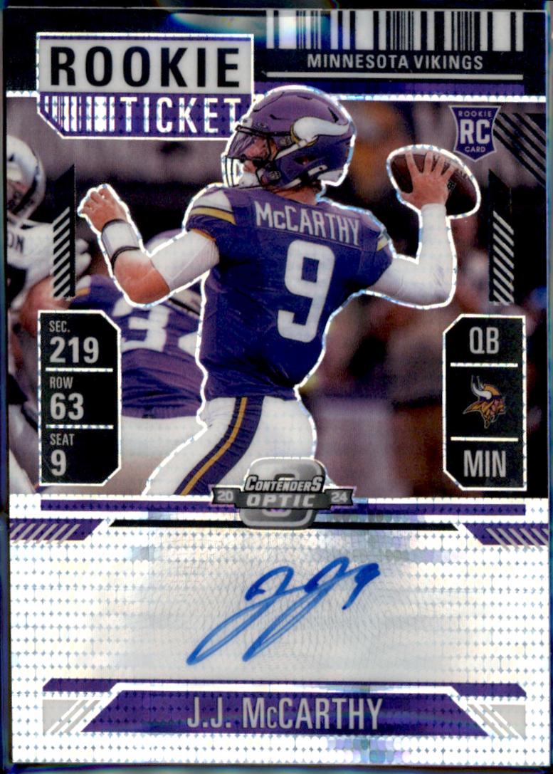 J.J. McCarthy [Black Pulsar Autograph] #101