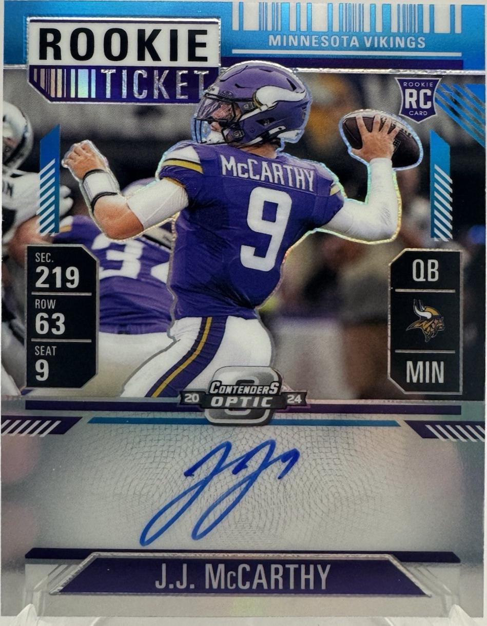 J.J. McCarthy [Blue Autograph] #101