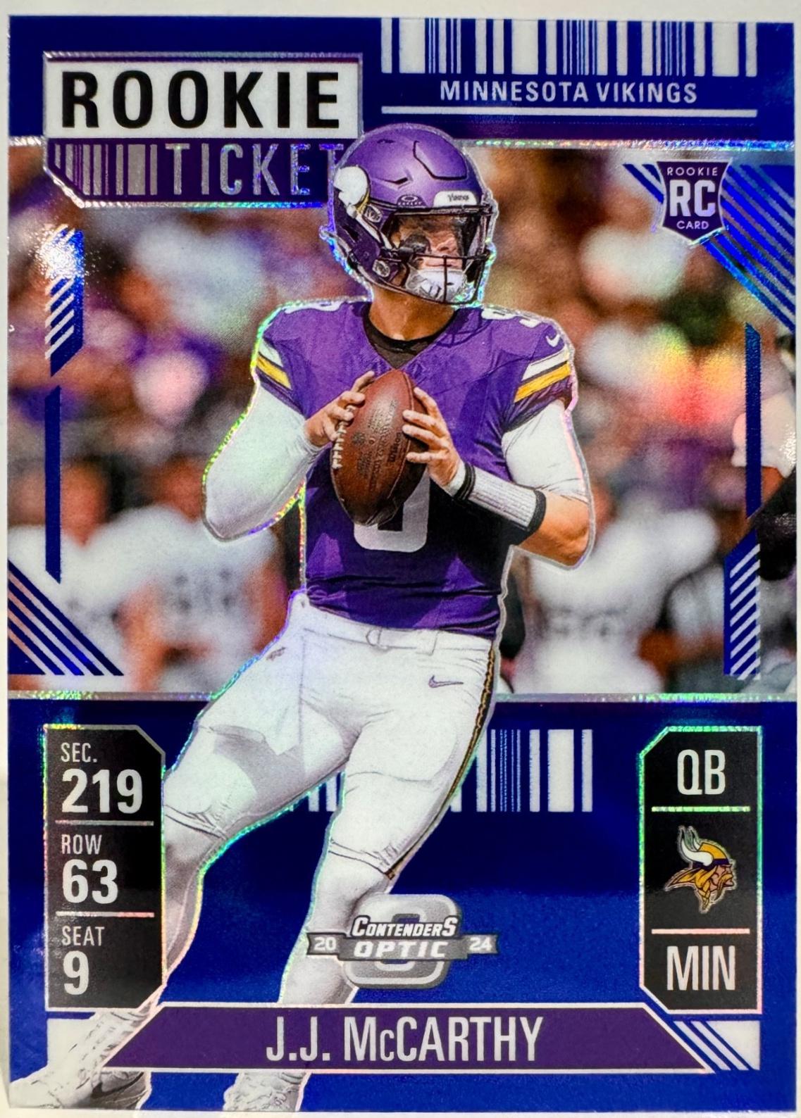 J.J. McCarthy [Blue] #101