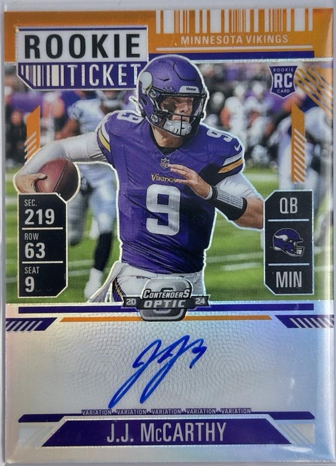 J.J. McCarthy [Orange Autograph] #101