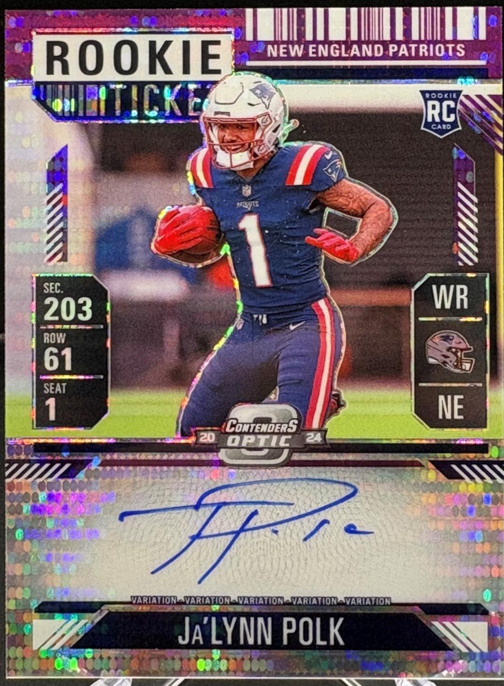 Ja'Lynn Polk [Purple Pulsar Autograph] #118