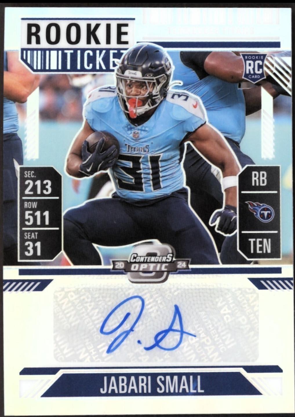 Jabari Small [Rookie Ticket Autograph Silver] #171