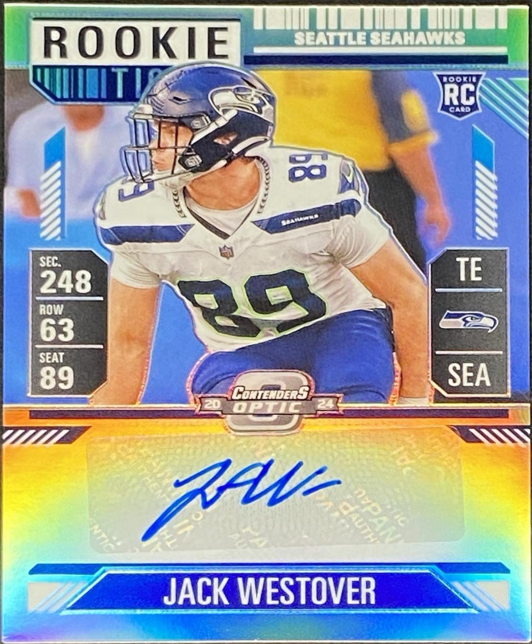Jack Westover [Rookie Ticket Autograph Silver] #172
