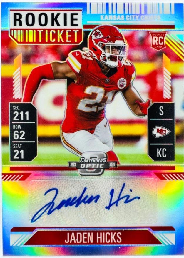 Jaden Hicks [Rookie Ticket Autograph Silver] #179