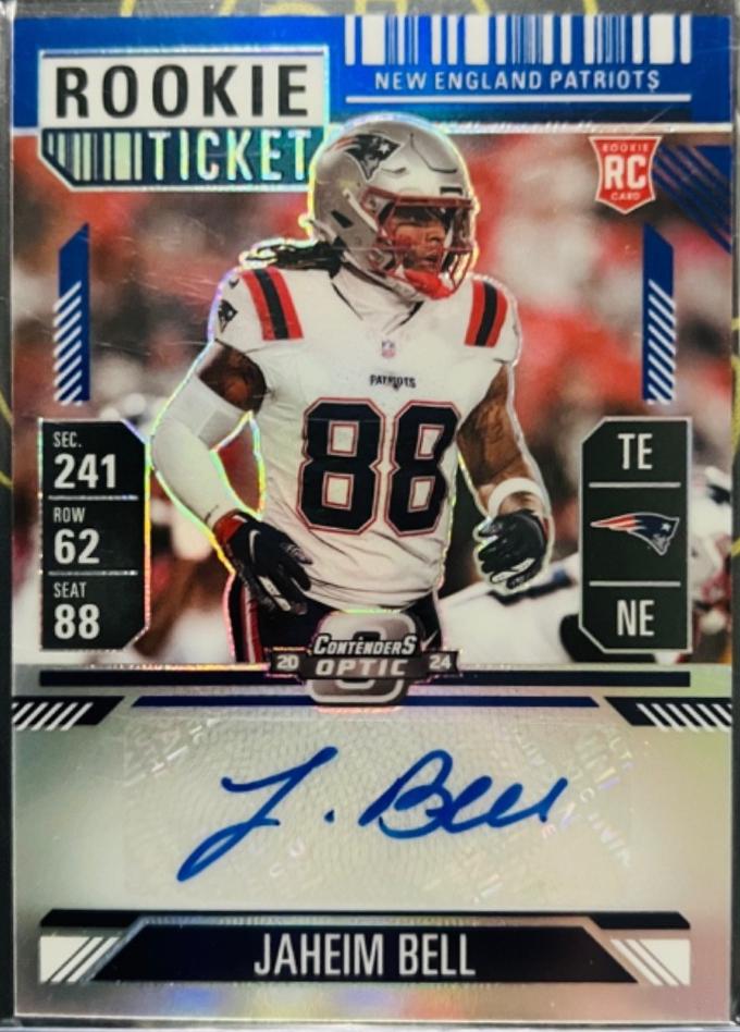 Jaheim Bell [Blue Rookie Ticket Autograph Silver] #153
