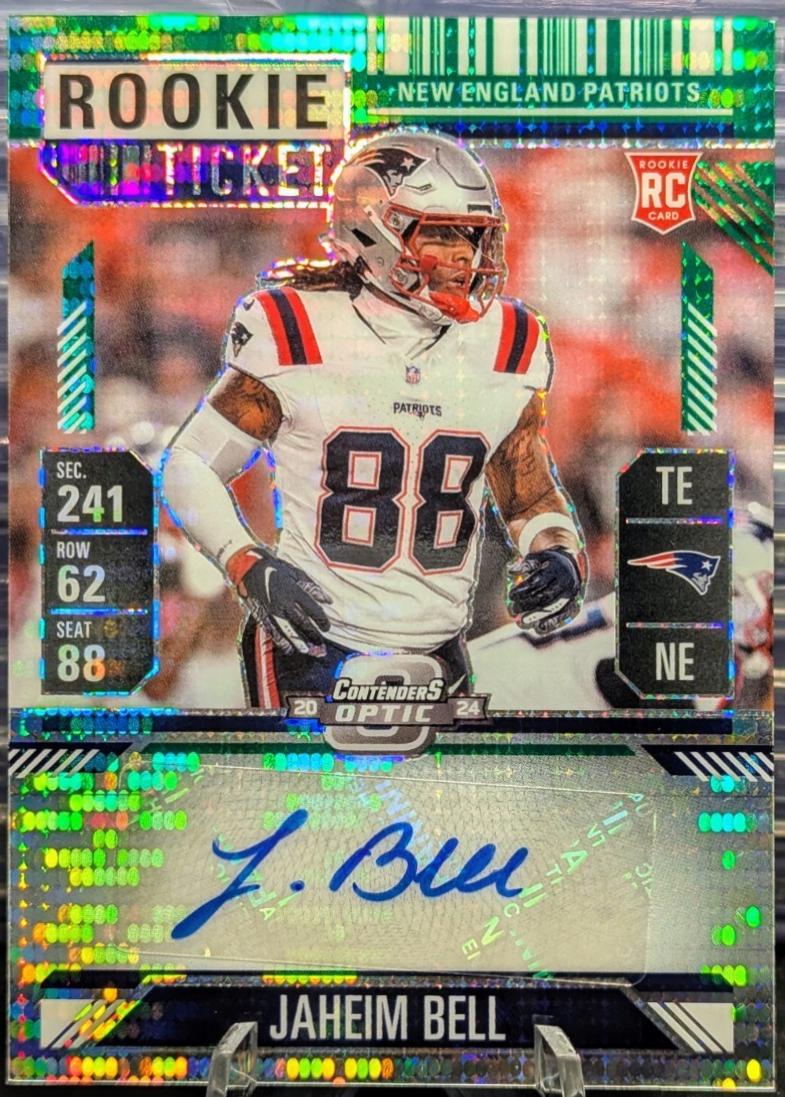 Jaheim Bell [Green Pulsar Rookie Ticket Autograph Silver] #153
