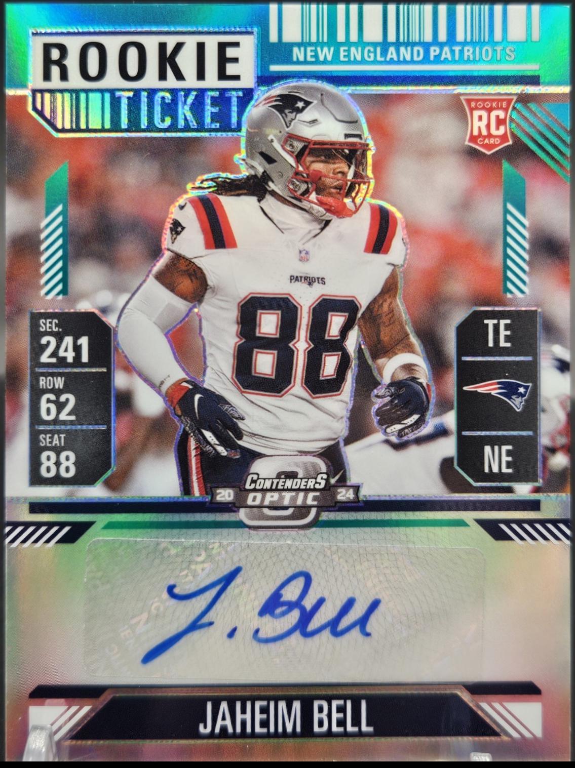 Jaheim Bell [Teal Rookie Ticket Autograph Silver] #153