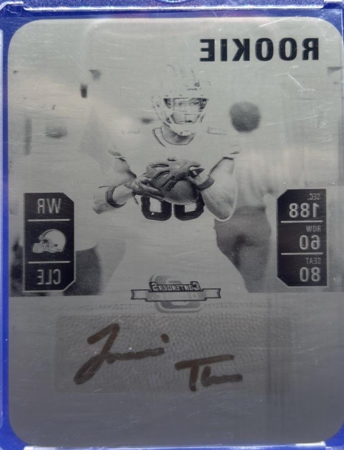 Jamari Thrash [Printing Plate Rookie Ticket Autograph Purple] #149