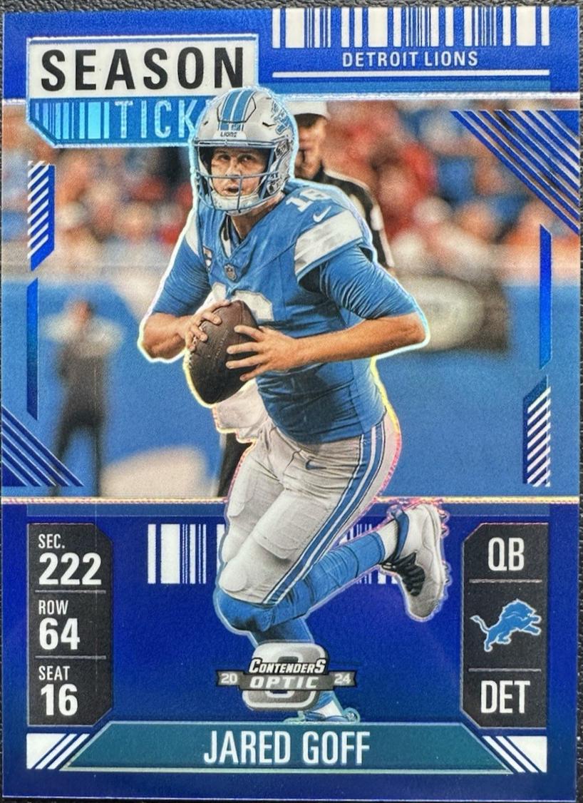 Jared Goff [Blue] #18