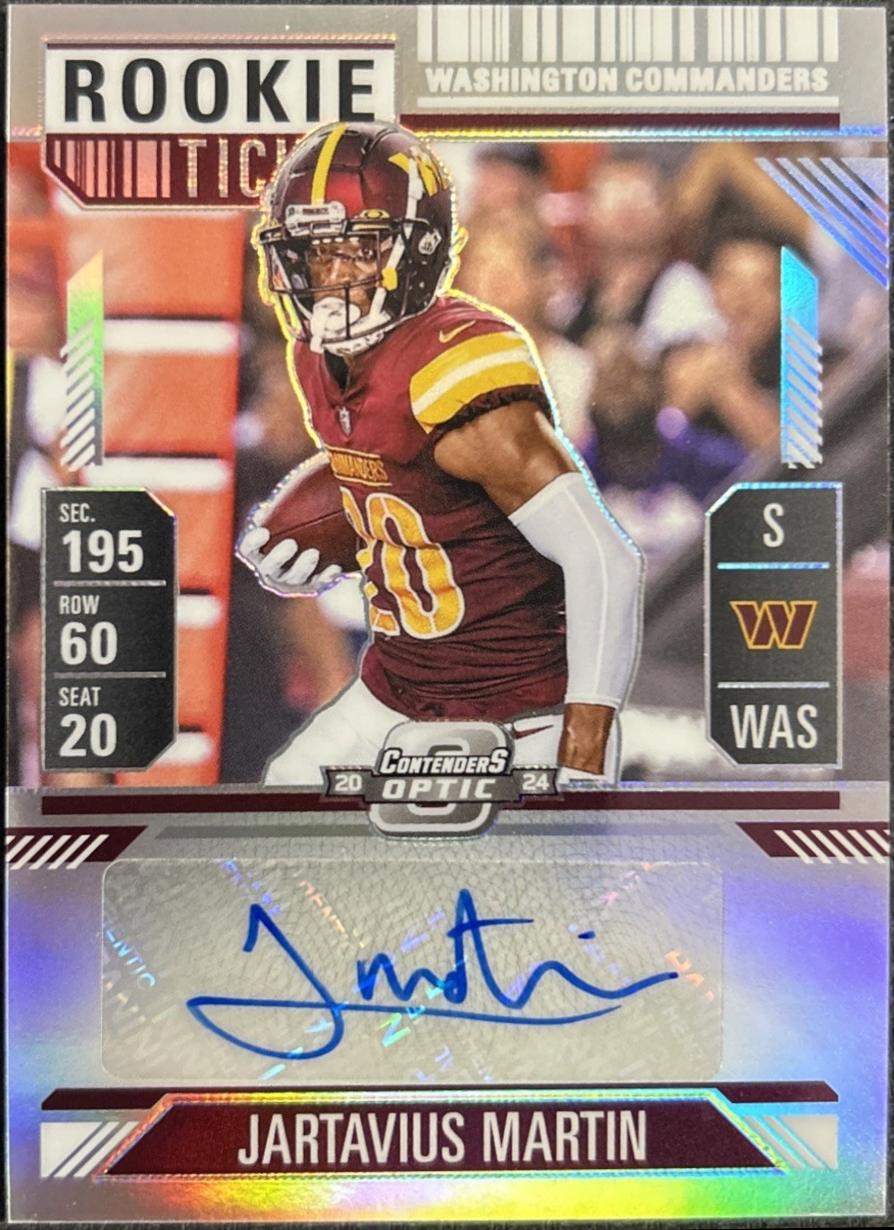 Jartavius Martin [Rookie Ticket Autograph Silver] #165
