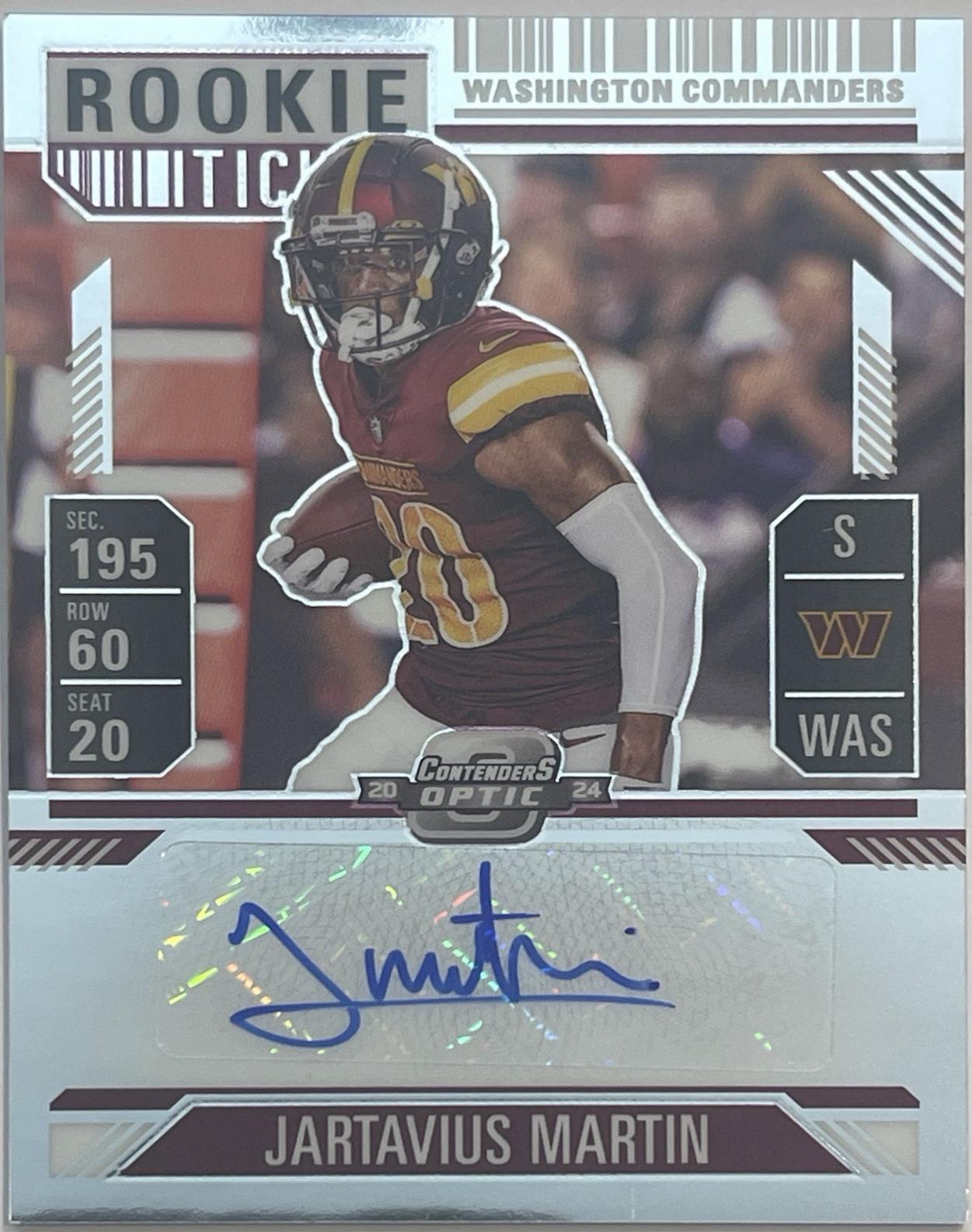 Jartavius Martin [Rookie Ticket Autograph] #165