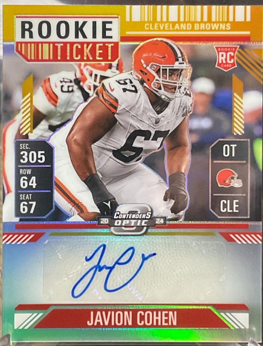 Javion Cohen [Gold Rookie Ticket Autograph Purple] #205
