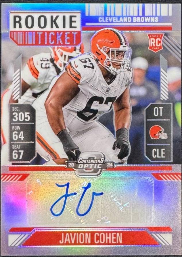 Javion Cohen [Rookie Ticket Autograph Silver] #205