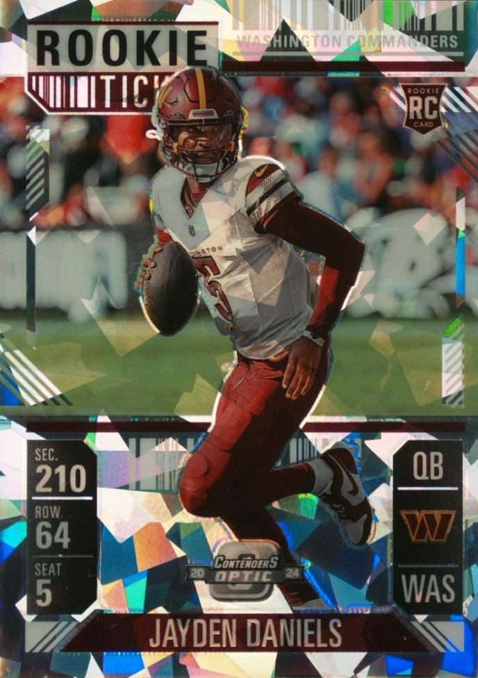 Jayden Daniels [Cracked Ice] #75