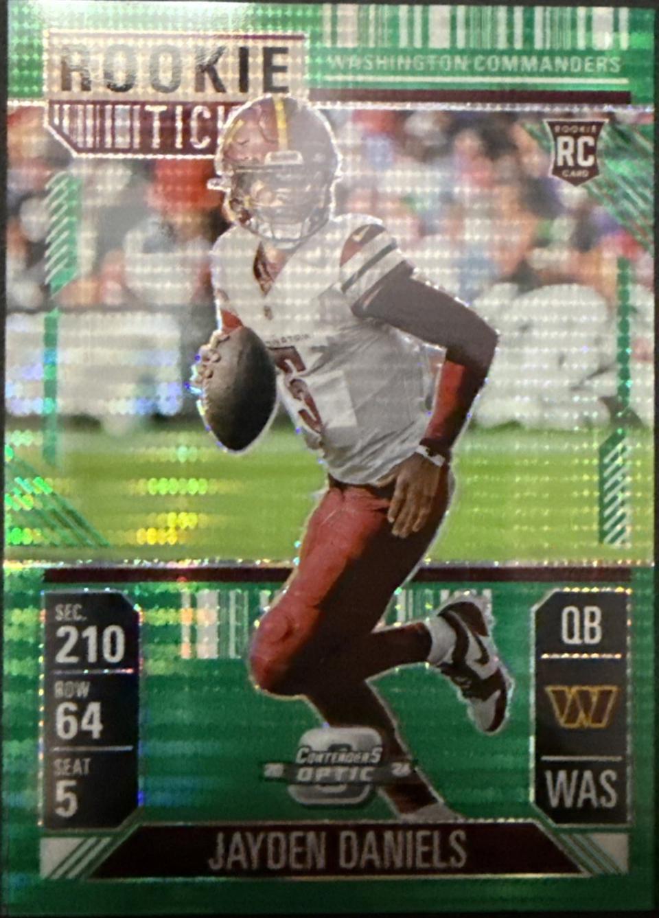 Jayden Daniels [Green Pulsar] #75