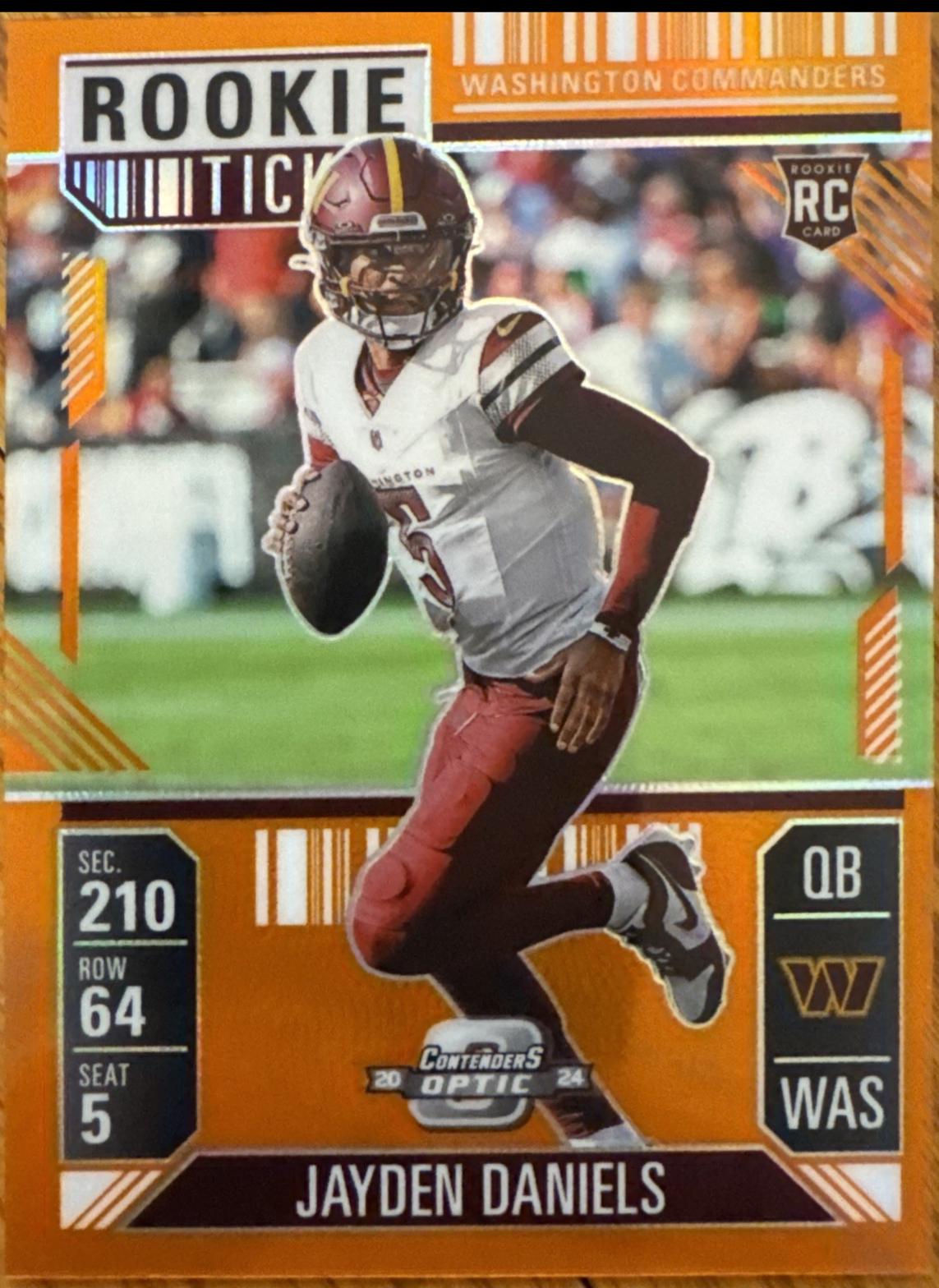 Jayden Daniels [Orange] #75