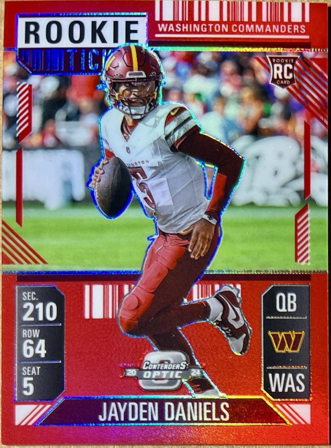 Jayden Daniels [Red] #75