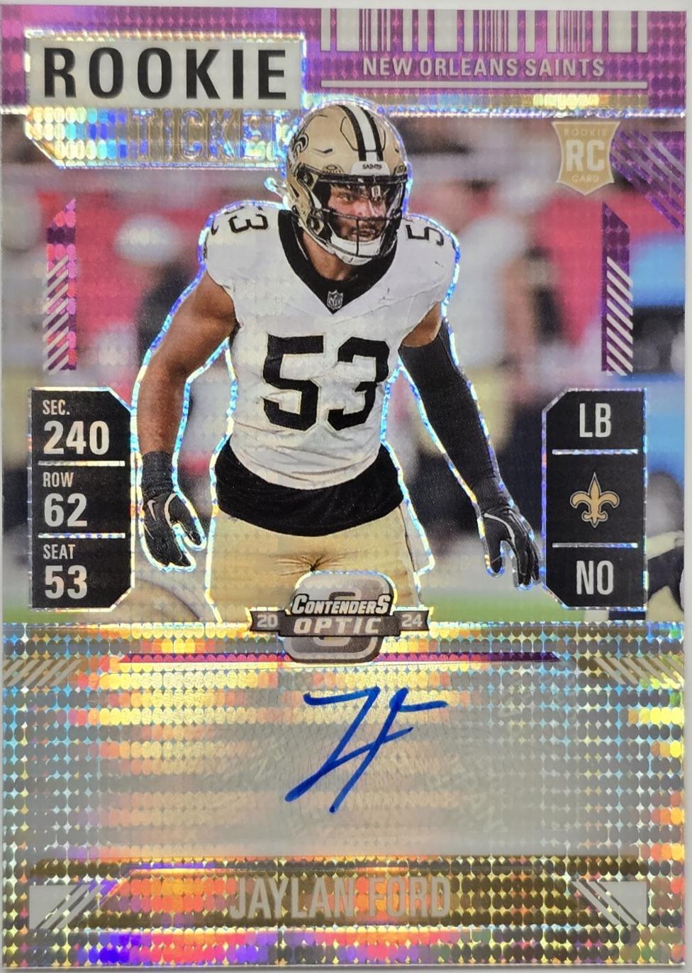 Jaylan Ford [Rookie Ticket Autograph Purple] #169