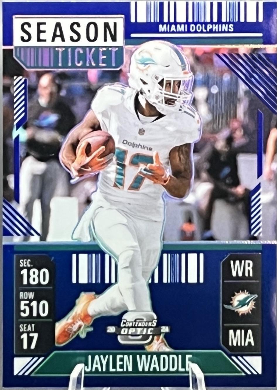 Jaylen Waddle [Blue] #35