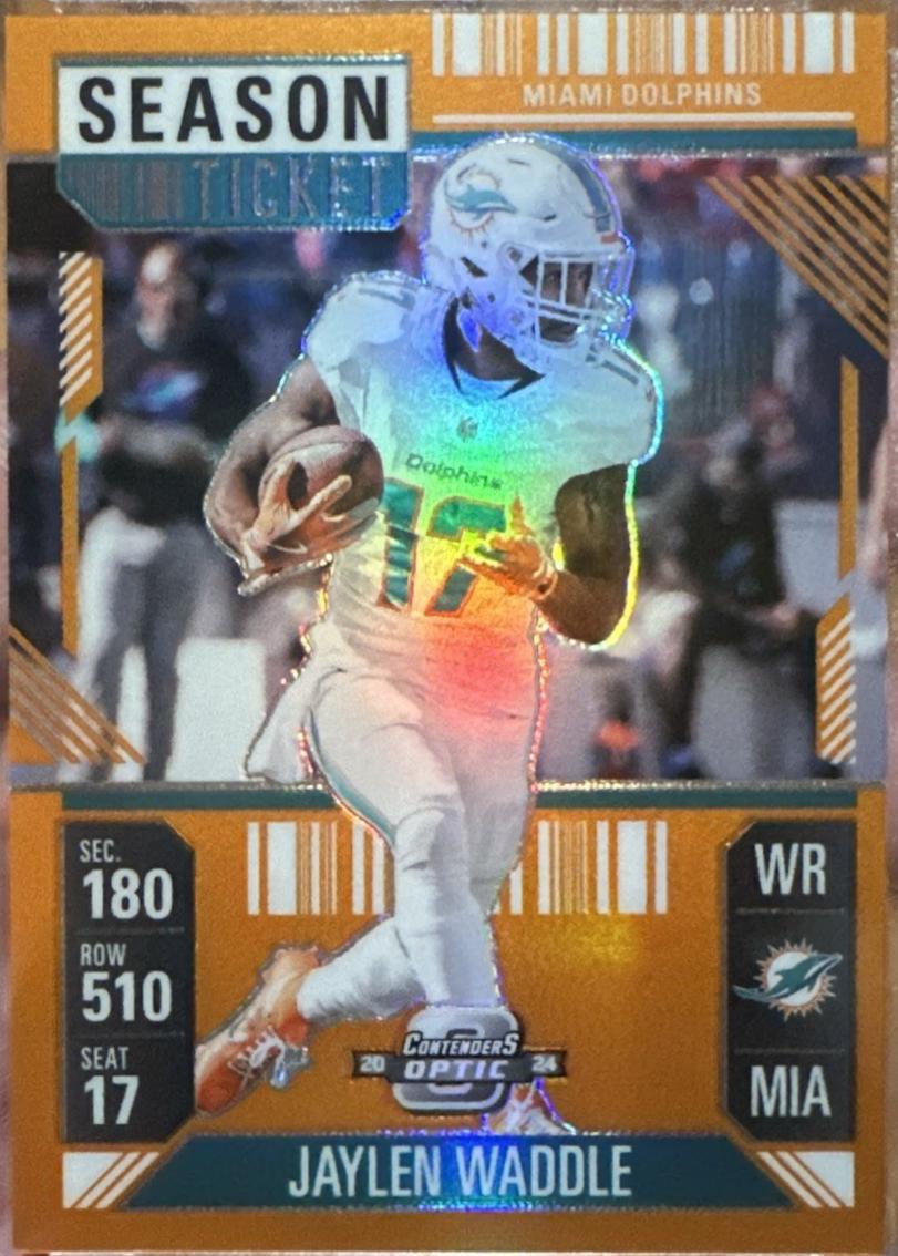 Jaylen Waddle [Orange] #35