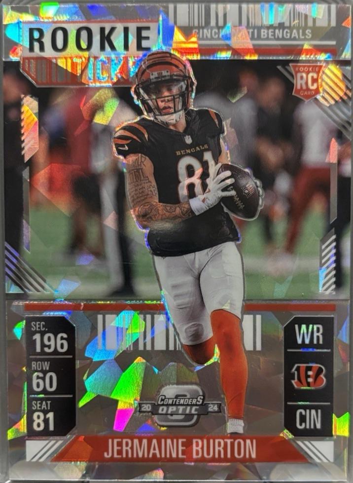 Jermaine Burton [Cracked Iced] #135