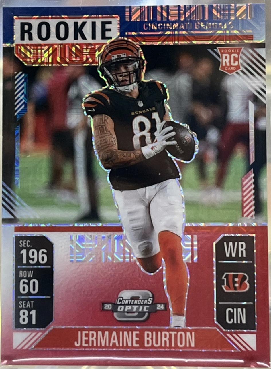 Jermaine Burton [Red White Blue] #77
